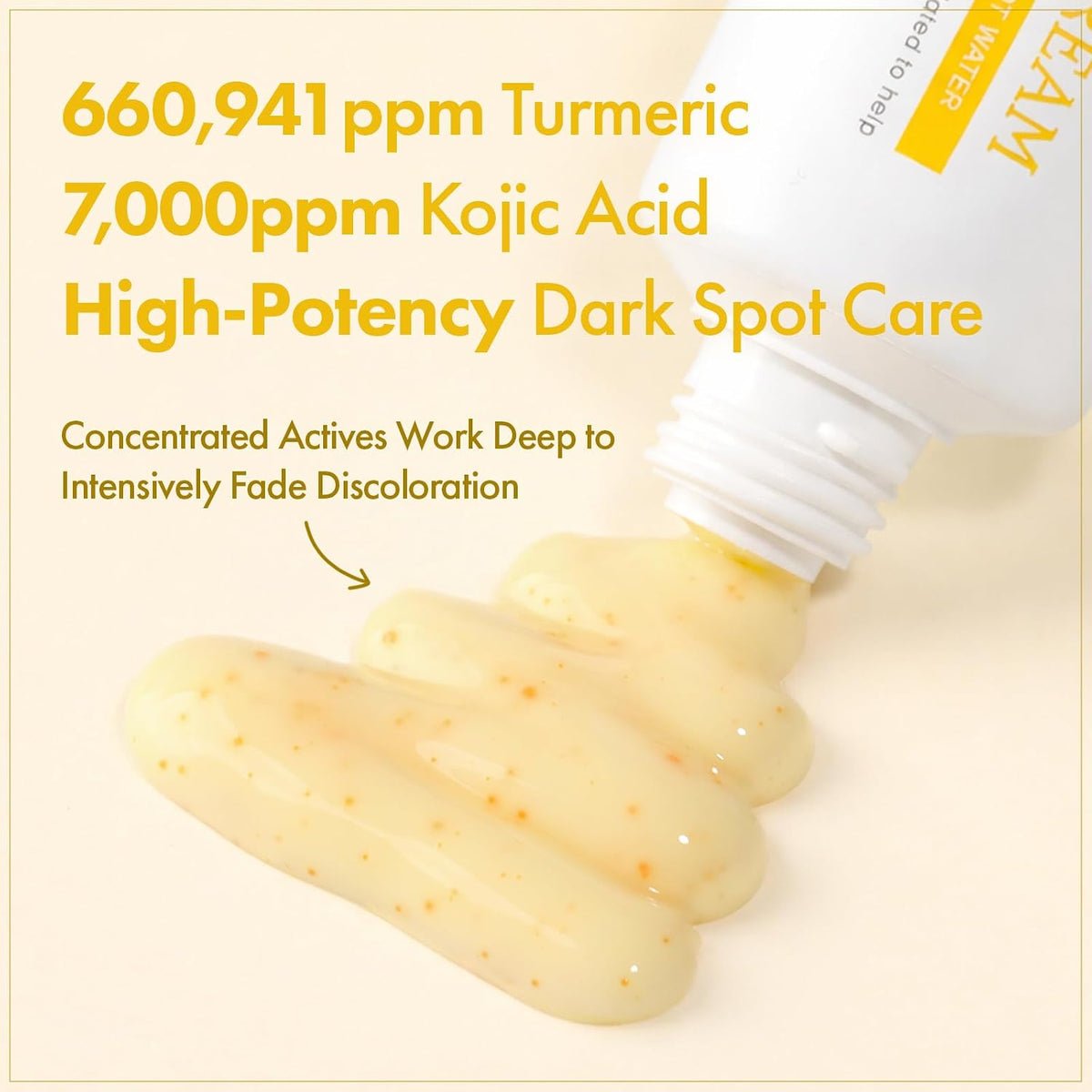 Kojic Acid Turmeric Cream for Dark Spots & Hyperpigmentation