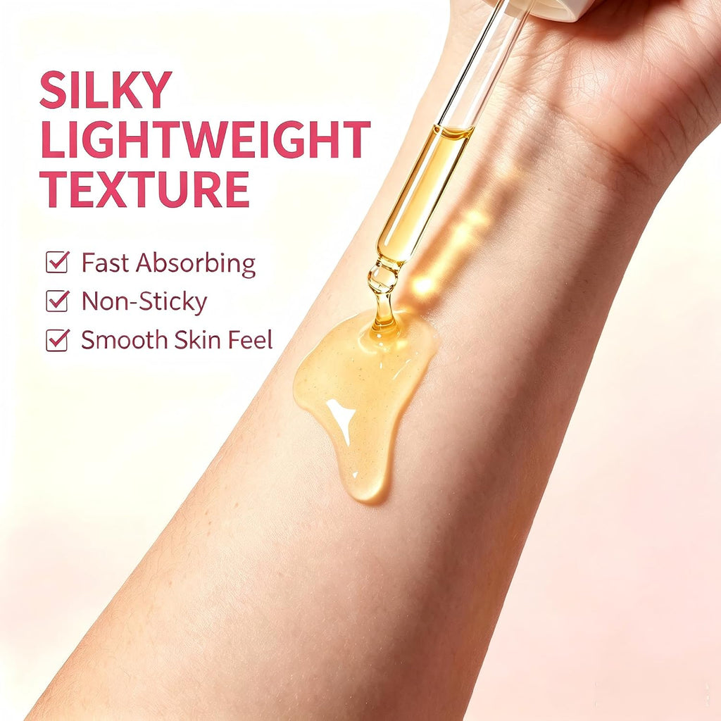 Pink Revitalizing Intimate Serum for Women - Hydrating & Soothing Feminine Care Oil with Ginseng & Hyaluronic Acid - Gentle Daily Moisture, Ph Balanced, Fragrance Free (1 Fl Oz, 30Ml)
